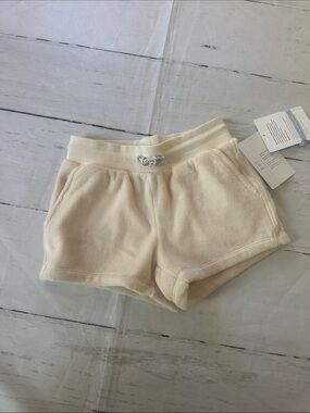 Athleta Girl feelin good short Cream soft Drawstring Shorts size 7